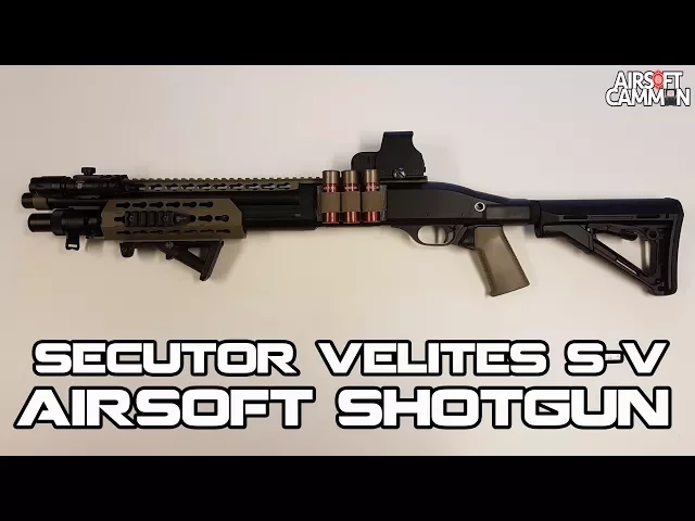 secutor velites sv - airsoft spring shotgun review
